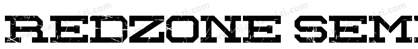 Redzone SemBd字体转换
